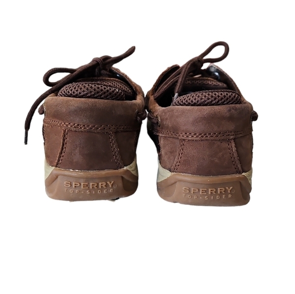 Sperry Lanyard Top-Sider Brown Leather Loafers Size 1 - Picture 4 of 8